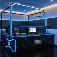 Kafe Internet E-sports Bergaya dengan Furnitur Bar Premium dan Ruang Game Mewah Termasuk Sofa Besar Termasuk Furnitur Klub Game
