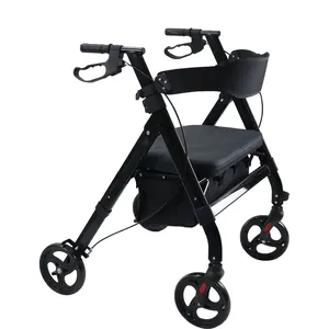 Comfortable Manual Trolley Forearm Upright Walker Health Care Disabled Mobility Rollator Walkers