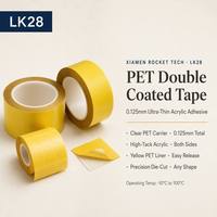 Double Coated Double Sided Heat-Resistant Pressure Sensitive Die Cut PET Tapes with Acrylic Adhesive 48mm Width 50m Length