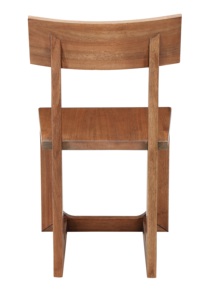 Chaises de salle à manger en bois de rose massif au design unique Chaises modernes à <span class=keywords><strong>large</strong></span> surface d'<span class=keywords><strong>assise</strong></span> et à dossier arrondi pour la salle à manger - Product Image 4