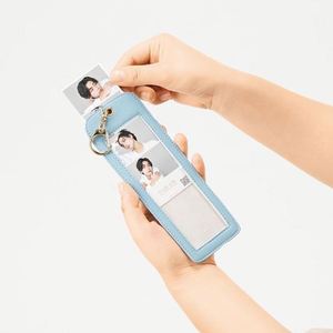Llavero Transparente para Photocards con Ventana de PVC y Funda de Cuero PU para Fotos de Ídolos - Product Image 5