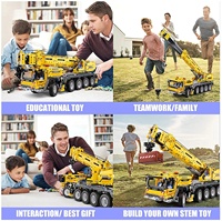 MOULD KING 13107 RC technique 2590 pièces MOC-0853 moteur puissance Mobile grue MK II Construction Crane modèle Construction blocs de Construction briques