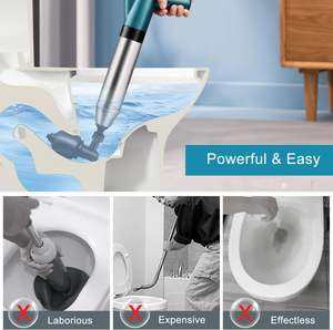 Desatascador de inodoros de alta presión, desatascador de desagües, removedor de obstrucciones, desatascador de aire para baños, inodoros, duchas, fregaderos y bañeras - Product Image 4