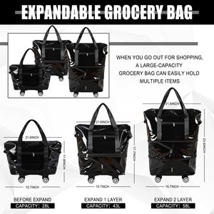 Carrito de Compras Portátil con Ruedas, Venta Directa de Fábrica, Carritos de Compras Modernos con Ruedas en Oferta - Product Image 6