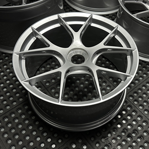 Rines SWIFTOP Fi R con Bloqueo Central, Plateados Platino, para <span class=keywords><strong>Porsche</strong></span> <span class=keywords><strong>911</strong></span> 992 99 993 996 997 <span class=keywords><strong>Gts</strong></span> Turbo S Gt2 Gt3 Gt3rs, 20 y 21 Pulgadas - Product Image 1