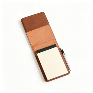 Libreta de Bolsillo con Tapa de Cuero y Bolígrafo, Juego de Porta Libretas de Cuero con Grabado Láser, Mini Libreta Portátil A7 para la Escuela - Product Image 3