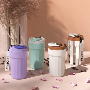15oz Stainless Steel 316L Vacuum Tumbler Double Wall <b>Insulated</b> Coffee <b>Mug</b> with Lanyard Portable Travel Cup Sublimation - Product Image 1