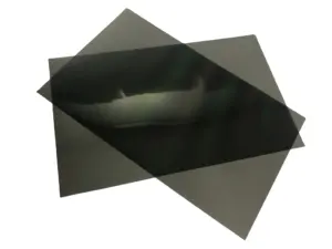 Evrensel 16x7 inç polarize Film yapışkan veya yapışkan polarize levha olmadan gri doğrusal polarize film