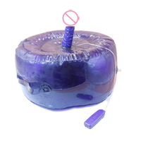 Silla Sexual Inflable con Dildo y Vibrador, Cojín Erótico para Adultos, Cojín Divertido, Juguete Sexual