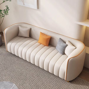 लक्जरी वास्तविक चमड़े यूरोपीय आधुनिक अनुभागीय एल-आकार पर्यावरण अनुकूल रहने वाले कमरे सोफे सेट - Product Image 5