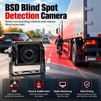 Sistem Monitor Mundur 4G GPS AI MDVR BSD Alarm Visual & Suara Kontrol Jarak Jauh Tampilan Langsung Realtime Platform Web 1080P IR IP69K