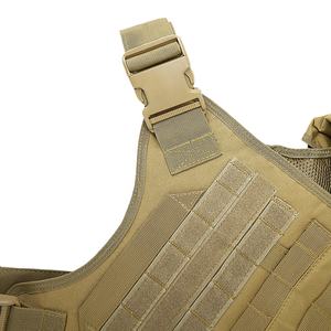 คู่ปลอดภัยที่กําหนดเอง RTS Tan Molle พร้อมอุปกรณ์เสริมที่ถอดออกได้ยุทธวิธีการรักษาความปลอดภัยป้องกันยุทธวิธีเสื้อกั๊กแผ่นผู้ให้บริการสําหรับชาย - Product Image 5
