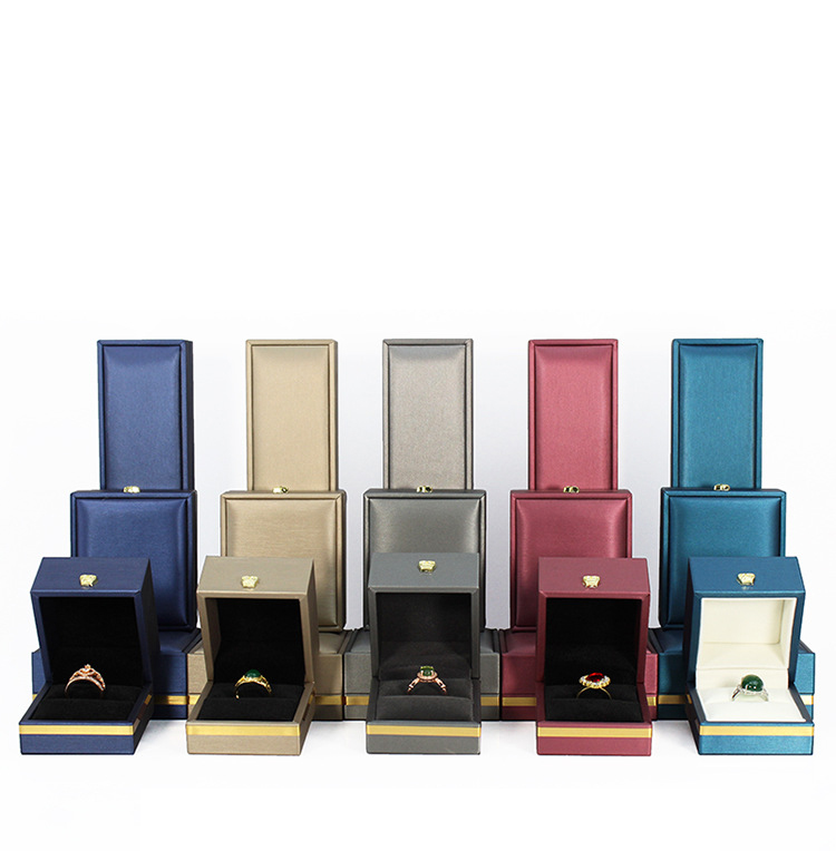 Новый роскошный упаковочный ящик для ювелирных изделий SUNDO с микрофиброй внутри полный набор подарочный набор для ювелирных изделий упаковочные коробки