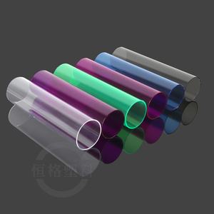 Vente en gros de tubes en acrylique transparents colorés 100% PMMA, anti-UV, certifiés ROHS, tailles personnalisées, pour la décoration - Product Image 5