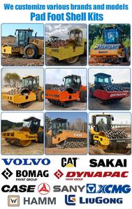 Tùy chỉnh bất kỳ kích thước cừu chân vết sưng Con lăn padfoot Shell Kit <span class=keywords><strong>compactor</strong></span> cho đường lăn trống - Product Image 4