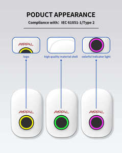 Kaodee amppal 3.5kW 7kW 11kW วอลบ็อกซ์แบบที่2ใช้ในบ้านอัจฉริยะติดผนัง EV ชาร์จเร็ว AF-AC-3.5-B-A-O-1/2-SF AF-AC-3 - Product Image 3