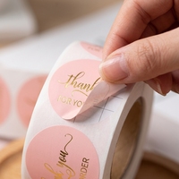 Etiquetas Adhesivas de Vinilo Impermeables, Rectangulares, de Grado Alimenticio, Personalizadas con Logotipo Impreso, para Empaquetado de Cosméticos, Venta al Por Mayor
