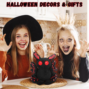 Nouveau design de jouets en peluche Mothman V171, poupée d'<span class=keywords><strong>horreur</strong></span> en peluche douce pour Halloween, cadeaux d'anniversaire et décoration intérieure - Product Image 3