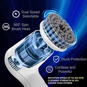 Brosse de nettoyage électrique rotative automatique très vendue pour salle de bain – Balai électrique - Product Image 2