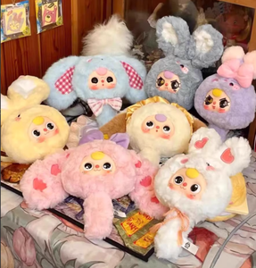 2025 Più Popolare Collezione Baby Three <span class=keywords><strong>Magic</strong></span> Mirror Resin Plush Blind Box Lucky Bags Regalo di Compleanno - Product Image 4