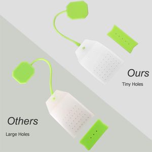 Reusable Loose Leaf <b>Tea</b> Bags Silicone <b>Tea</b> <b>Infuser</b> With Spoon - Product Image 4