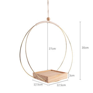 Nouveau style minimaliste, pot <span class=keywords><strong>de</strong></span> fleurs suspendu en fer forgé <span class=keywords><strong>pour</strong></span> jardin, panier suspendu créatif, accessoires <span class=keywords><strong>de</strong></span> décoration <span class=keywords><strong>de</strong></span> fenêtre, support <span class=keywords><strong>pour</strong></span> plantes en pot suspendues - Product Image 2