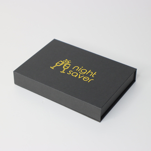 Custom <b>Black</b> Rigid Cardboard VIP Card <b>Box</b> Magnetic Lid Gold Foil Stamping Embossing Sponge Lined Recyclable Business Cards - Product Image 3