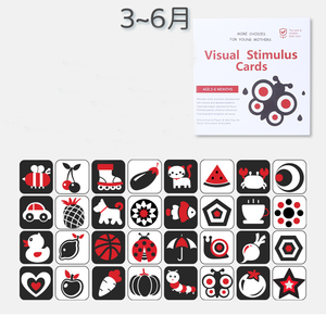 Tarjetas de Visión en <span class=keywords><strong>Blanco</strong></span> y Negro para Bebés de 0 a 36 Meses - Educación <span class=keywords><strong>Temprana</strong></span> y Estimulación Visual, Juguete de Persecución - Product Image 3
