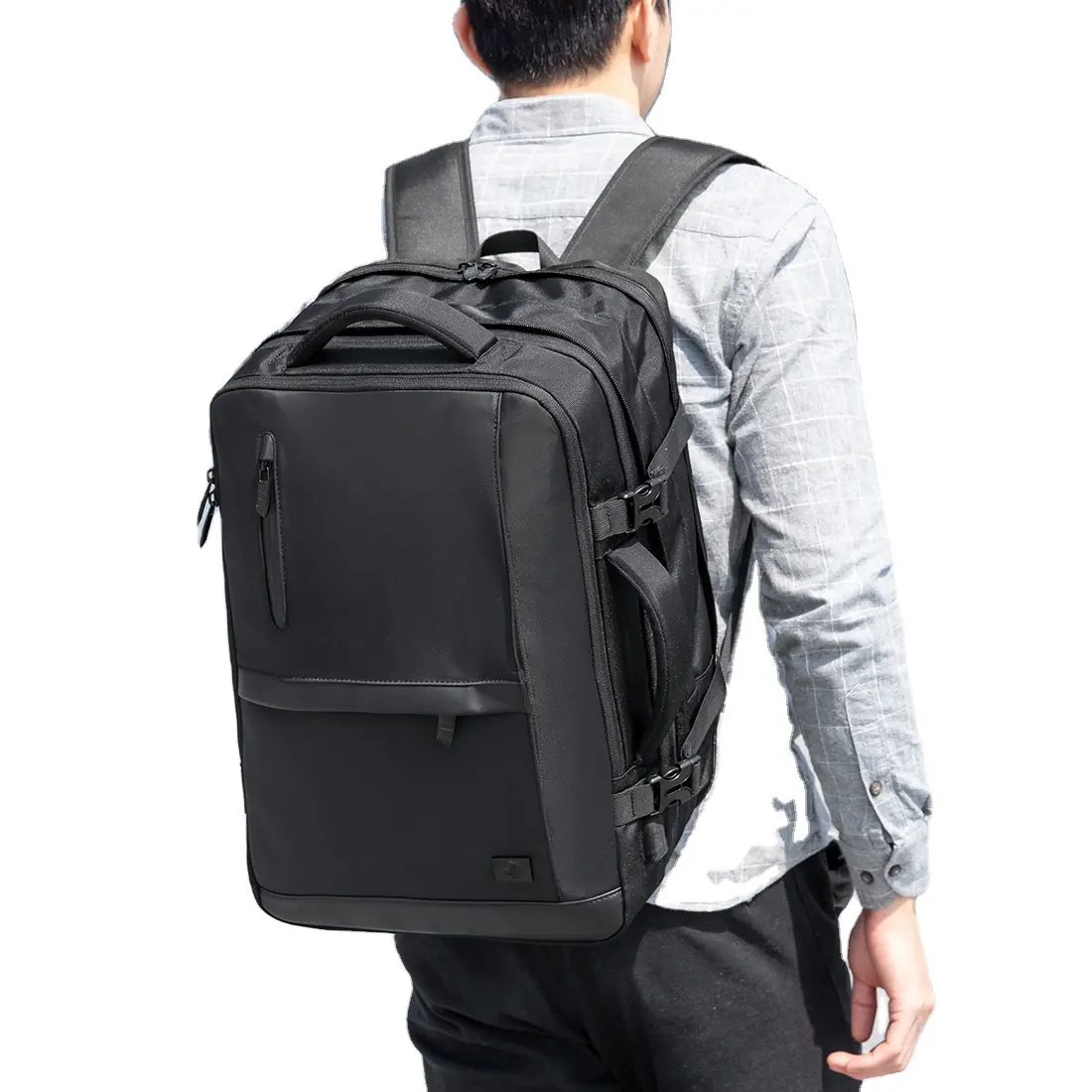 Bandoleras de viaje de negocios para ordenador, mochila de poliéster para ordenador portátil de escuela y universidad con usb, 2022