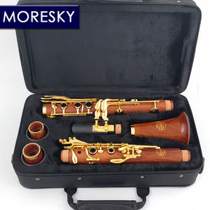 <span class=keywords><strong>Clarinete</strong></span> Profesional MORESKY Mopane en Do, 17 Llaves Doradas, <span class=keywords><strong>Clarinete</strong></span> en La MA68 - Product Image 2