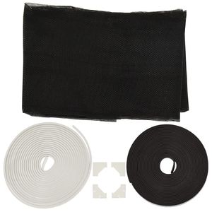 W2B VidaXL Design moderno insetto reticolato 31.5X55.1 in fibra di vetro bianco nero polietilene PP e poliestere materiale - Product Image 6