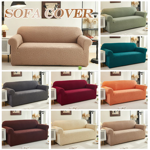Housse de canapé élastique lavable anti-dérapante 4 places en velours Jacquard pour canapé ou Le <span class=keywords><strong>Canape</strong></span> - Product Image 6