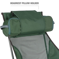 Vente en gros chaise de plage pliante légère en aluminium bon marché chaise de camping pliante d'extérieur à dossier haut d'extérieur