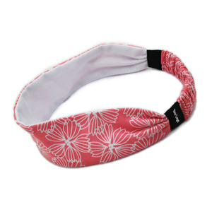 European And American Custom All-over Retro Printed <strong>Headband</strong> With Crisscross Elastic Fabric Hair Accessory <strong>Headband</strong> - Product Image 4