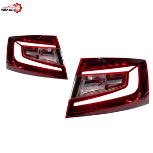Nuovo Gruppo Luci Posteriori a LED 12V per Skoda <span class=keywords><strong>Octavia</strong></span> Rossa 2016-2019, Stile RS Modificato, <span class=keywords><strong>Plug</strong></span> and Play - Product Image 1
