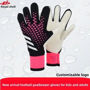 Gants de gardien de but de <span class=keywords><strong>football</strong></span> d'extérieur transfrontaliers en latex pour hommes et femmes, antidérapants et respirants, modèle 02 - Product Image 2