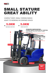 Prix réduit pour véhicule de levage et de manutention de plateaux, neuf, avec capacité de 1 tonne et 60V, en promotion - Product Image 2