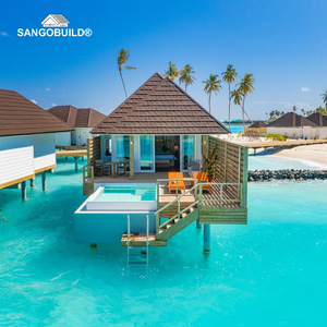 Khu Nghỉ Mát Đại Dương Màu Đá Tráng Kim Loại Lợp Chống Ăn Mòn Cao Đối Với Nhà Gần Biển Biệt Thự - Product Image 1