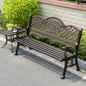 Meubles d'extérieur <span class=keywords><strong>de</strong></span> haute qualité, accoudoir vintage, <span class=keywords><strong>banc</strong></span> <span class=keywords><strong>de</strong></span> <span class=keywords><strong>jardin</strong></span> en <span class=keywords><strong>aluminium</strong></span> moulé, patio en métal - Product Image 5