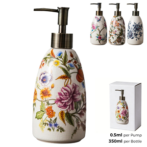 <span class=keywords><strong>Distributeur</strong></span> de <span class=keywords><strong>savon</strong></span> <span class=keywords><strong>liquide</strong></span> en céramique de style européen de luxe populaire pour la décoration intérieure (vente en gros) - Product Image 1