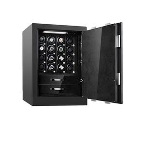 Fireproof fingerprint safe box High quality stainless steel stash hotel safe box electronic drawer safe with watch winder