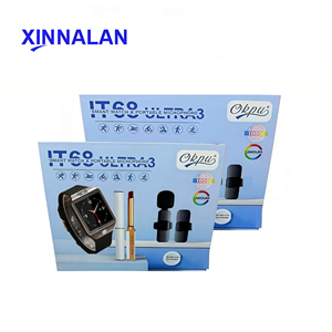 Set Regalo Orologio Sportivo da Donna alla Moda, Smartwatch IT68 Ultra3 Premium con Microfoni e Rossetto - Product Image 1