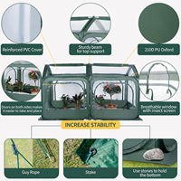 Serre de jardin portable, mini serre pop-up, imperméable et protégée contre les UV, pour l'extérieur et l'intérieur, pour la culture des plantes