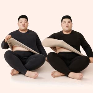 <span class=keywords><strong>Sous</strong></span>-vêtements thermiques en <span class=keywords><strong>polaire</strong></span> camel surdimensionnés pour hommes avec <span class=keywords><strong>polaire</strong></span> épaisse et haute élasticité pour la protection contre le froid - Product Image 2