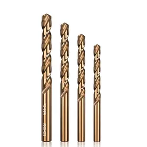 Din 338 German HSS M35 Cobalt 5% Parallel Shank Twist Drill Bits For Stainless Steel/Steel/Metal