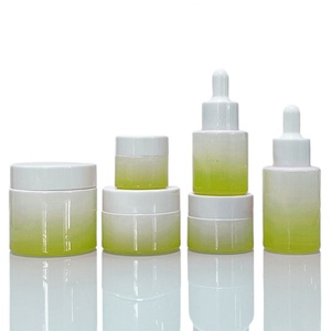 Customized 20ml 30ml 50ml 60ml 80ml 100ml Flat Shoulder Essential Oil Serum Eye <b>Drop</b> Frost Pearl White Glass Dropper Bottle Pink - Product Image 4