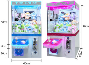 Directamente <span class=keywords><strong>de</strong></span> fábrica que funciona con monedas Arcade Plush Toy Catcher Prize Machine Clip Toy Machine - Product Image 2