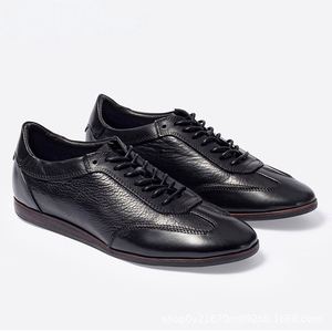 Chaussures Oxford de grande taille de conception italienne en vente en gros. Chaussures habillées décontractées pour hommes avec fonction rehausseur de taille et bout carré - Product Image 5