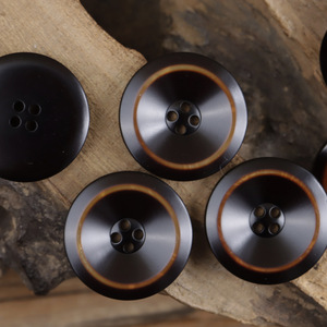 Round Bowl-Shaped Black <strong>White</strong> Coffee Khaki Dark Blue <strong>Chocolate</strong> 4 Holes 18L 20L 28L Faux Fruit Resin <strong>Button</strong> for Overcoat - Product Image 6
