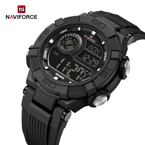 นาฬิกา NAVIFORCE รุ่น 7131 ใหม่ล่าสุด หน้าปัด LCD ดิจิตอล ของแท้ กันน้ำ 5 ATM กระจกอะคริลิค นาฬิกาข้อมือสุดหรู - Product Image 3